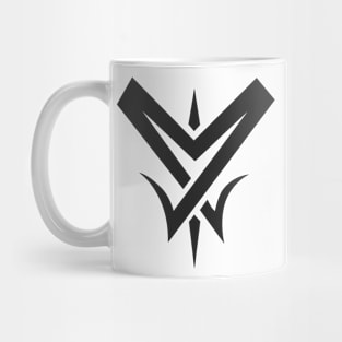 Tribal Black "M" Mug